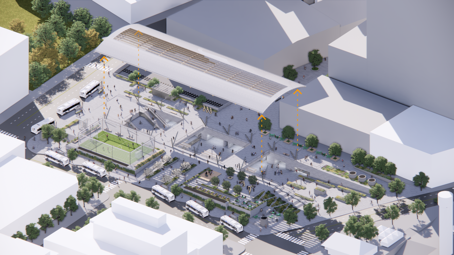 Five Points Transformation Roof Lifted